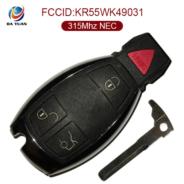 AK002008 OEM Keyless remote entry for Mercedes 3+1 Button KR55WK49031