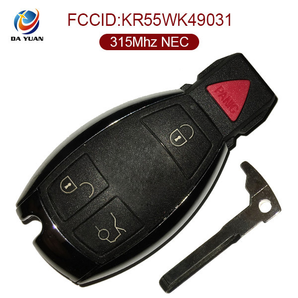 AK002008 OEM Keyless remote entry for Mercedes 3+1 Button KR55WK49031