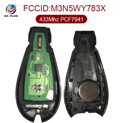 AK024016 for DODGE Smart Remote Key 2+1 Button 433MHz PCF7941 M3N5WY783X