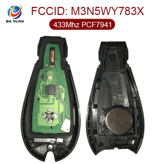 AK024008 for DODGE Smart Remote Key 3+1 Button 433MHz PCF7941 M3N5WY783X