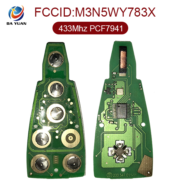 AK024007 for DODGE Smart Remote Key 3+1 Button 433MHz PCF7941 M3N5WY783X