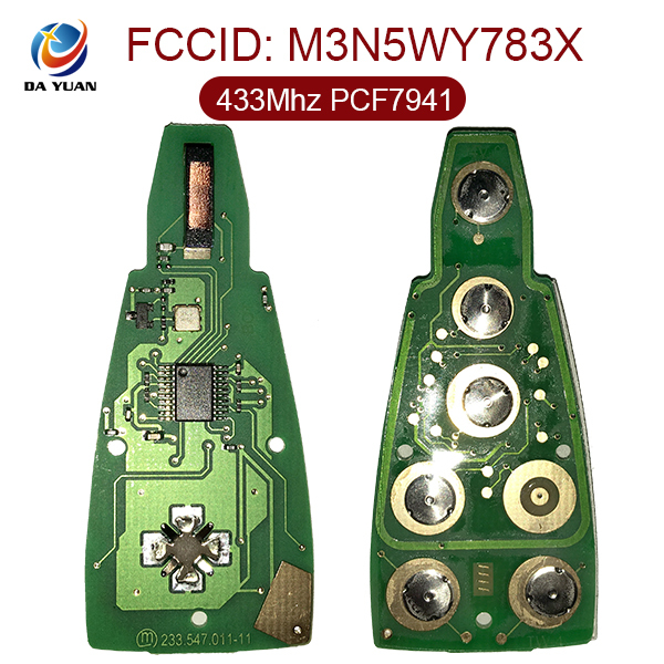 AK024008 for DODGE Smart Remote Key 3+1 Button 433MHz PCF7941 M3N5WY783X