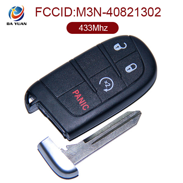 AK024004 for DODGE Smart Remote Key 3+1 Button 433MHz PCF7945 M3N-40821302