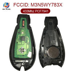 AK023012 for Jeep Smart Remote Key 4+1 Button 433MHz PCF7941 M3N5WY783X