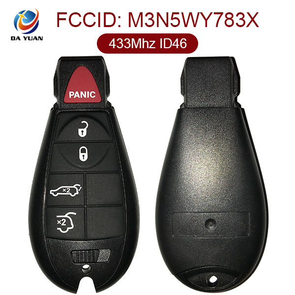 AK023011 for Jeep Smart Remote Key 4+1 Button 433MHz PCF7941 M3N5WY783X