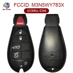 AK023011 for Jeep Smart Remote Key 4+1 Button 433MHz PCF7941 M3N5WY783X