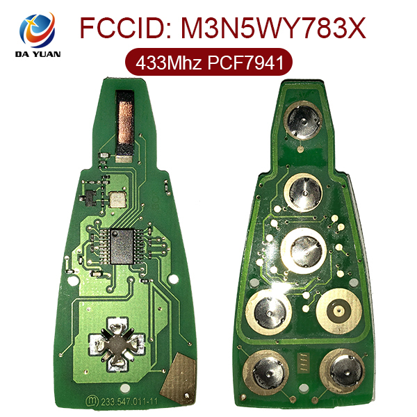 AK023006 for Jeep Smart Remote Key 3+1 Button 433MHz PCF7941 M3N5WY783X
