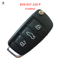 AK008072 original Audi A3 RS 3 buttons remote key 433MHZ ID48 8V0 837 220 P