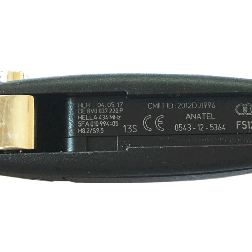 AK008072 original Audi A3 RS 3 buttons remote key 433MHZ ID48 8V0 837 220 P
