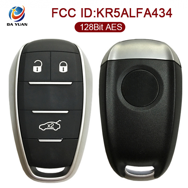 AK059005 Original for Alfa Romeo Smart Remote Key 3 Button 434MHz HITAG 128bit AES KR5ALFA434