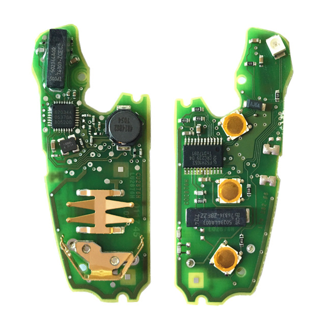 AK008072 original Audi A3 RS 3 buttons remote key 433MHZ ID48 8V0 837 220 P