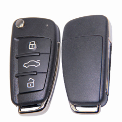 AK008060 for Audi Flip Remote Key 3 Button 434MHz ID48 8V0 837 220 G