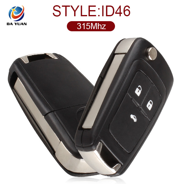 AK013016 for Buick 3 Button Flip Remote Key 315MHZ ID46