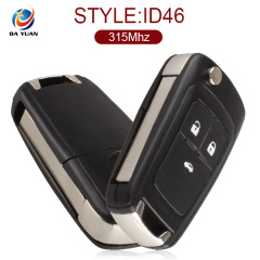 AK013016 for Buick 3 Button Flip Remote Key 315MHZ ID46