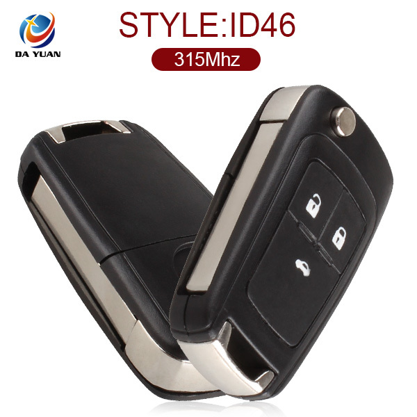 AK013016 for Buick 3 Button Flip Remote Key 315MHZ ID46