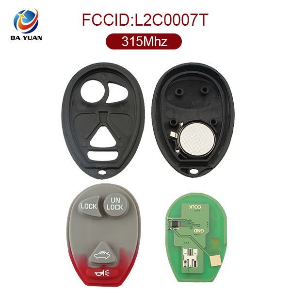 AK013003 for Buick 4 Button Remote Set 315mhz L2C0007T