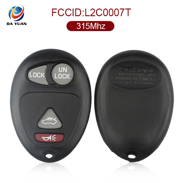 AK013003 for Buick 4 Button Remote Set 315mhz L2C0007T