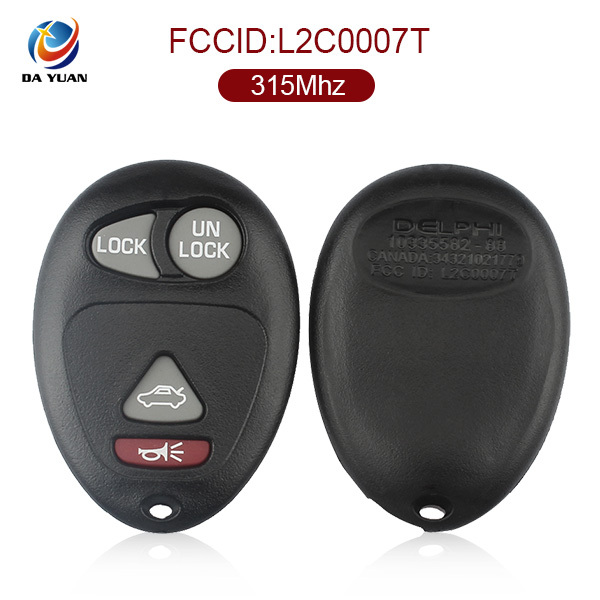 AK013003 for Buick 4 Button Remote Set 315mhz L2C0007T