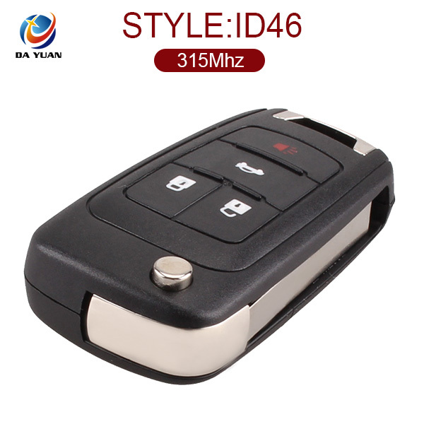 AK013001 for Buick 4 Button Flip Remote Key 315MHZ ID46 13504283 5912558