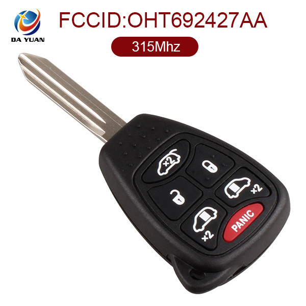 AK015025 for Chrysler Remote Key 5+1 Button 315MHz PCF7941 OHT692427AA