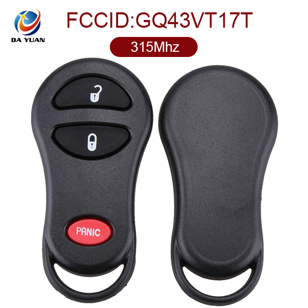 AK015012 for Chrysler Remote Key 2+1 Button 315MHz GQ43VT17T