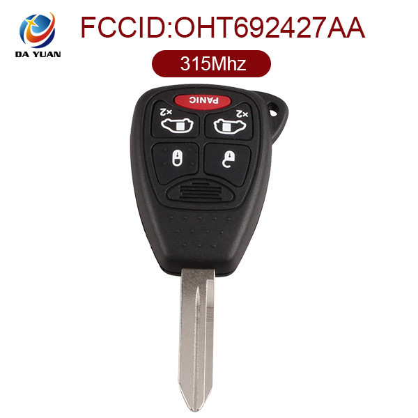 AK015023 for Chrysler Remote Key 4+1 Button 315MHz PCF7941 OHT692427AA