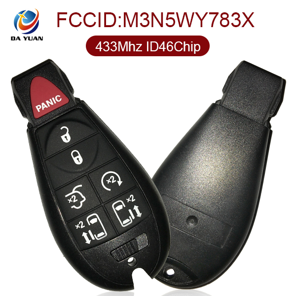 AK015010 for Chrysler Smart Remote Key 6+1 Button 433MHz PCF7941