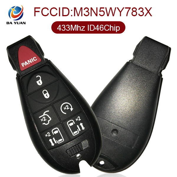 AK015010 for Chrysler Smart Remote Key 6+1 Button 433MHz PCF7941