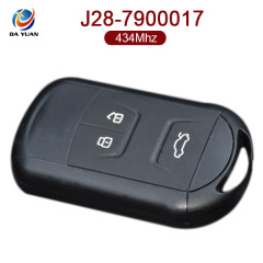 AK039002 for Chery Tiggo Arrizo Smart Remote Key 3 Button 433MHz J28-7900017
