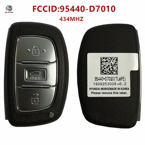 AK020148 Hyundai Tucson 2019-2020 Genuine Smart Remote Key 4 Buttons Auto Start Type 433MHz Genuine Transponder HITAG3 95440-D7010