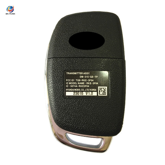 AK020144 2013-15 Hyundai Santa Fe Flip Remote Fob - FCC TQ8-RKE-3F04 315MHZ 4D60 95430-4Z101