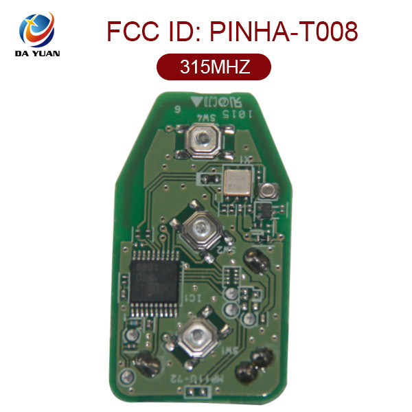 AK020041 For Hyundai remote 315mhz 3+1 BUTTON FCC ID PINHA-T008