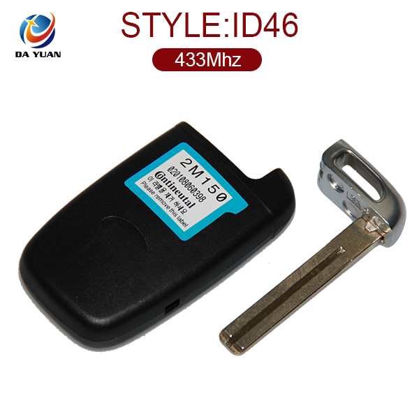 AK020007 for Hyundai I30 Smart Card 4 Button 433MHz ID46 PCF7952