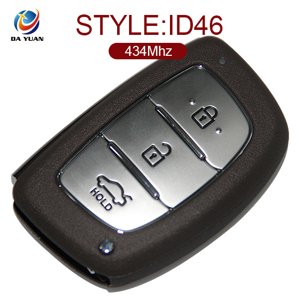 AK020001 2014  for Hyundai Verna 3 button smart remote key control 434mhz with ID46 chip