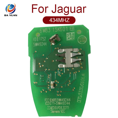 AK025006 New Smart Remote Key Fob 434MHz 5 Button for JAGUAR XF XFR XK XKR 2009-2013