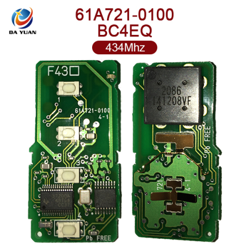 AK052009 Original for Lexus smart card 3+1 Button 434MHz 8A Chip 61A721-0100 BC4EQ