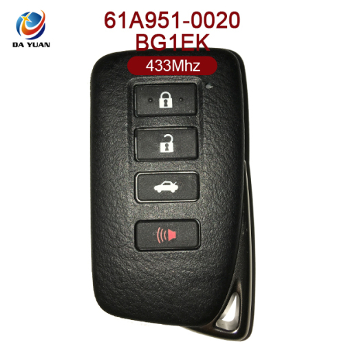 AK052008 Original for Lexus Smart Card 3+1 Button 433MHz 61A951-0020 BG1EK
