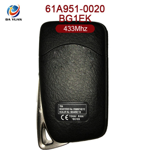 AK052008 Original for Lexus Smart Card 3+1 Button 433MHz 61A951-0020 BG1EK