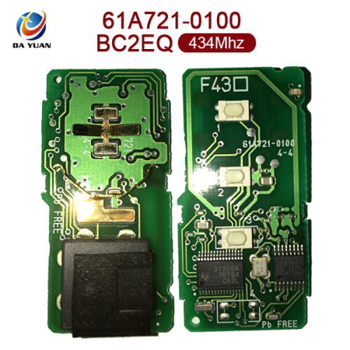 AK052007 for Lexus Smart Card 3 Button 434MHz 8A Chip 61A721-0100 BC2EQ