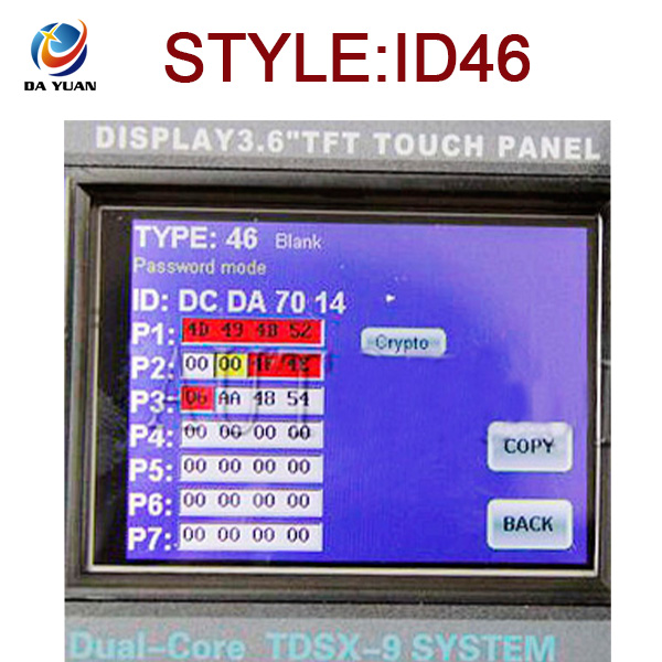 AK038001 for Honda Motorcycle Transponder Key ID46