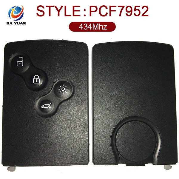 AK010033 Original for Renault QM5 Smart Key 4 Button 434MHz ID46 PCF7952