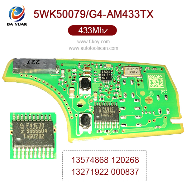 AK028017 For Opel GM 2 button flip remote key board 433MHZ ID46(PCF7937E)