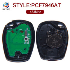 AK010009 for Renault Clio Kangoo Modus 2 Button 433MHz PCF7946