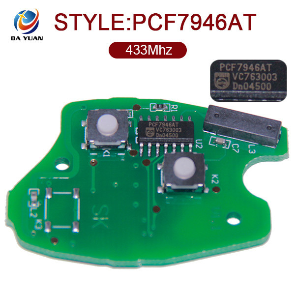 AK010009 for Renault Clio Kangoo Modus 2 Button 433MHz PCF7946