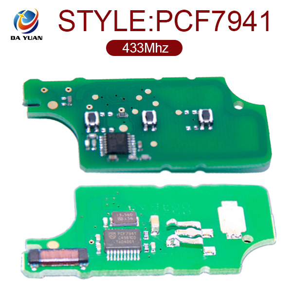 AK009033 for Peugeot 0523 ASK 3 Button Remote Key 433MHz ID46 PCF7941