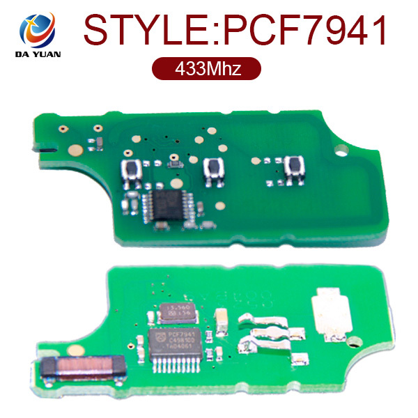 AK009033 for Peugeot 0523 ASK 3 Button Remote Key 433MHz ID46 PCF7941
