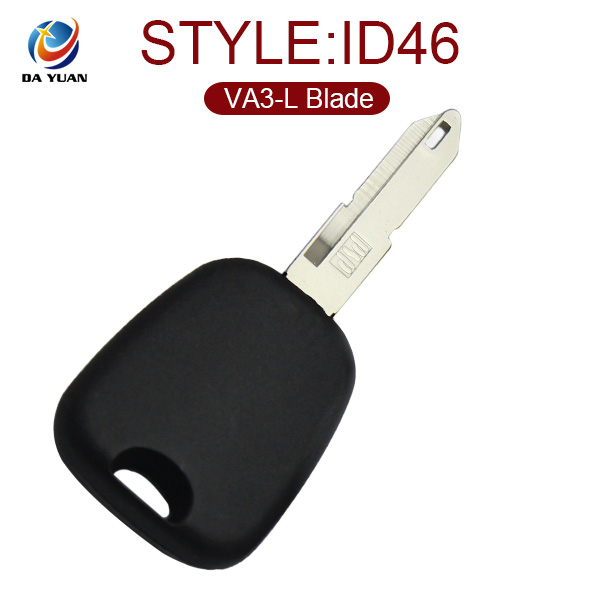 AK009012 for Peugeot 206 Transponder key ID46 With VA3-L Blade and Embossed Logo