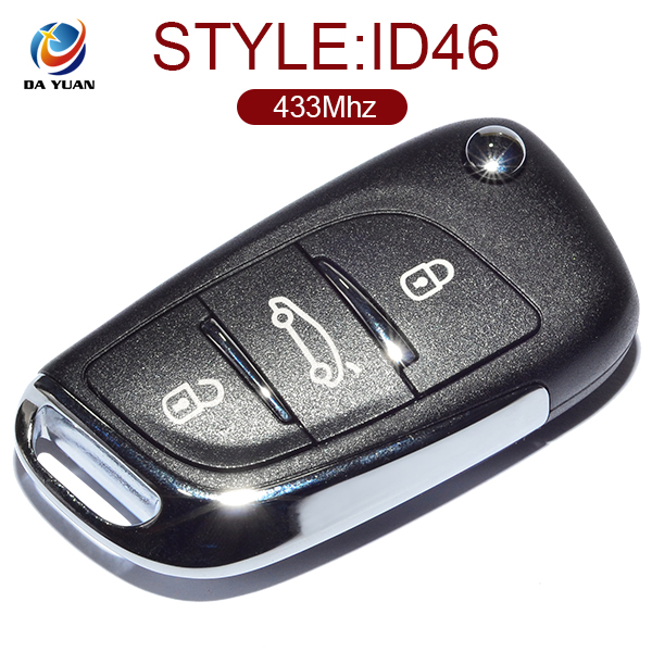 AK009016 For Peugeot 307 308 408 remote control key Modified DS Style Folding 2011-2013  FSK