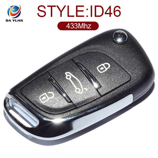 AK009016 For Peugeot 307 308 408 remote control key Modified DS Style Folding 2011-2013  FSK
