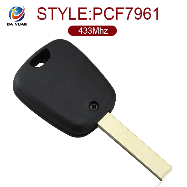 AK009007 for Peugeot 307 Remote Key 2 Button 433MHz ID46 PCF7961 With Groove